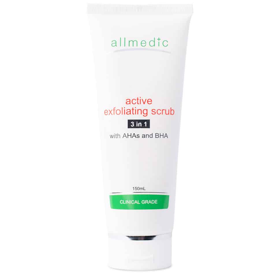 Allmedic 3 in 1 Active Exfoliating Scrub