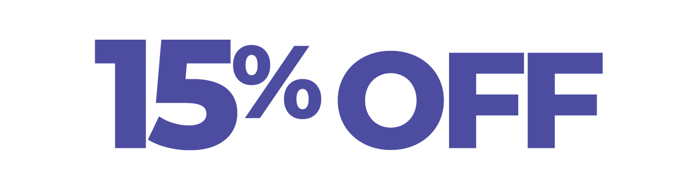 15% off