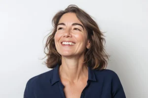 Smiling mature woman